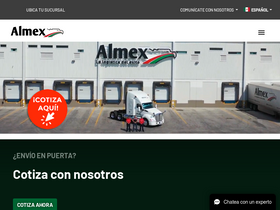 'tsweb.almex.com.mx' screenshot