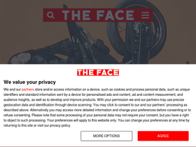 'theface.com' screenshot
