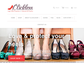 beclickless.com homepage screenshot