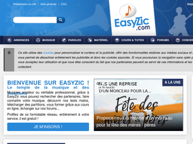 'easyzic.com' screenshot