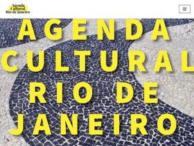 'agendaculturalriodejaneiro.com' screenshot