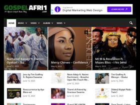 'gospelafri1.com' screenshot