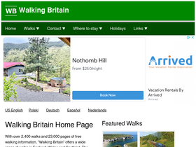 'walkingbritain.co.uk' screenshot