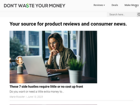 'dontwasteyourmoney.com' screenshot