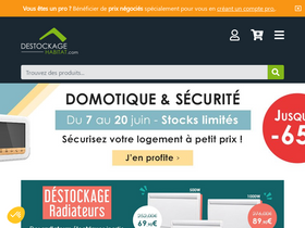 'destockage-habitat.com' screenshot