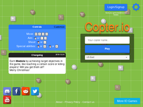'copter.io' screenshot