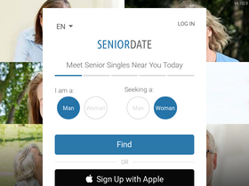 'senior.date' screenshot