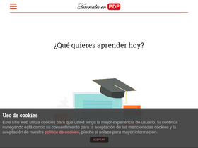 'tutorialesenpdf.com' screenshot