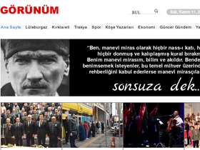 'gorunumgazetesi.com.tr' screenshot
