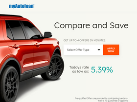 'myautoloan.com' screenshot