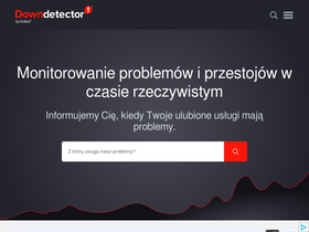 'downdetector.pl' screenshot