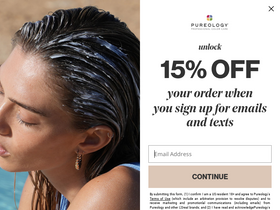 'pureology.com' screenshot