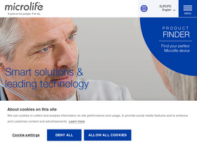 'microlife.com' screenshot
