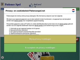 'patiencespel.net' screenshot