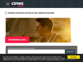 'cines.com' screenshot