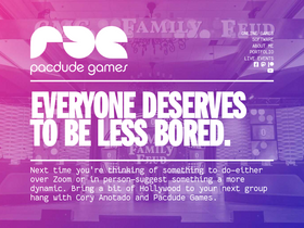 'pacdudegames.com' screenshot
