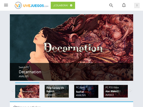 'uvejuegos.com' screenshot