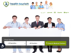 'health-tourism.com' screenshot