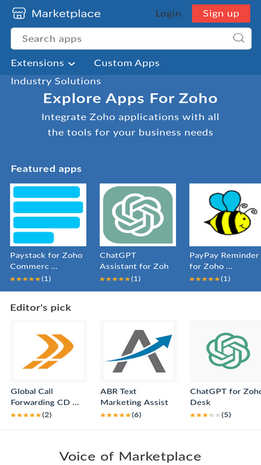 marketplace.zoho.com
