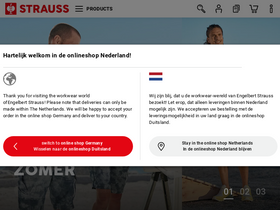 'engelbert-strauss.nl' screenshot