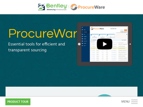 'procureware.com' screenshot