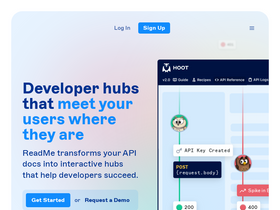 'readme.com' screenshot