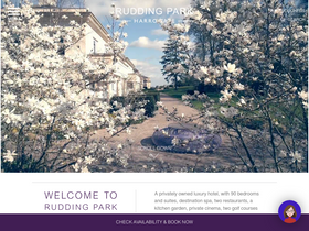 'ruddingpark.co.uk' screenshot