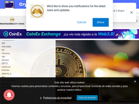 'morocotacoin.news' screenshot