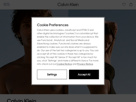 'calvinklein.pt' screenshot