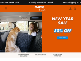 Marlo&Co. homepage screenshot