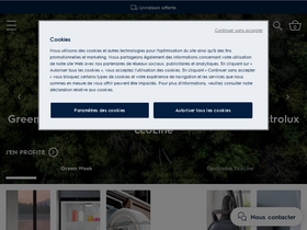 'electrolux.fr' screenshot