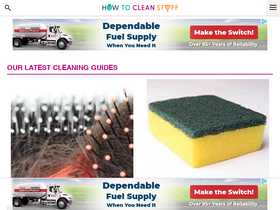 'howtocleanstuff.net' screenshot