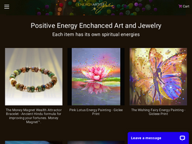 'energyartistjulia.com' screenshot