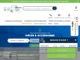 'lesitedelapiece.com' screenshot