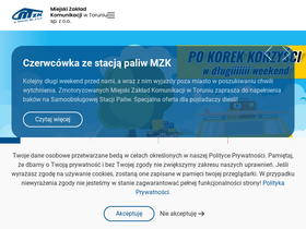 'mzk-torun.pl' screenshot