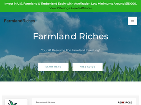 'farmlandriches.com' screenshot