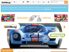 'spotmodel.com' screenshot