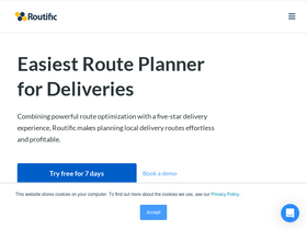 'routific.com' screenshot