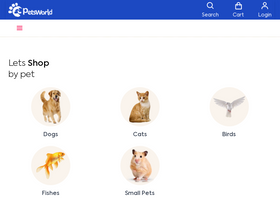 'petsworld.in' screenshot