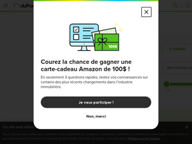 'duproprio.com' screenshot