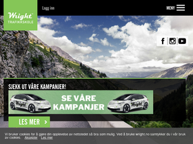 'wright.no' screenshot