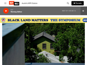 'kut.org' screenshot