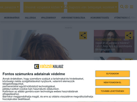 'egeszsegkalauz.hu' screenshot