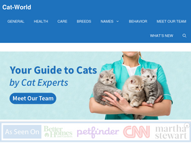 'cat-world.com' screenshot