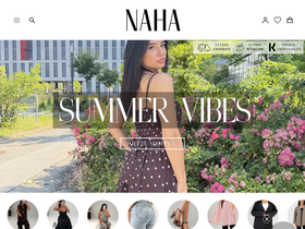 NAHA GmbH homepage screenshot