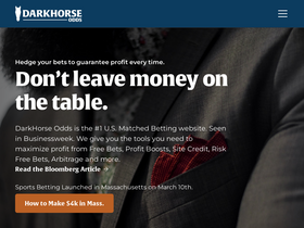 'darkhorseodds.com' screenshot