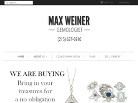 maxweiner.com homepage screenshot