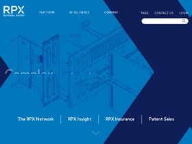 'rpxcorp.com' screenshot