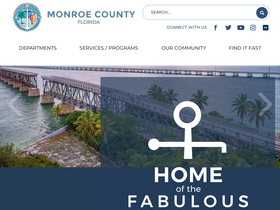 'monroecounty-fl.gov' screenshot