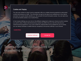 'viaplaygroup.com' screenshot